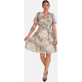 Elara Robe beige / or / gris