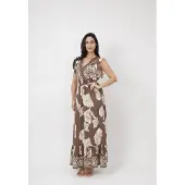 Elara Robe beige / marron