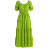 Elara Robe d’été citron vert