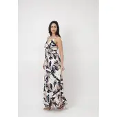 Elara Robe d’été mélange de couleurs / blanc