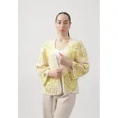 Elara Cardigan écru / jaune