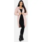 Elara Manteau en tricot rose