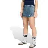 Adidas Originals Denim Skort Bleu 9-10 Years Fille