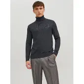 Jack & Jones Pull-over 'JJEEmil' gris foncé