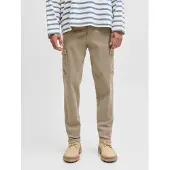 Jack & Jones Pantalon JPSTACE ARTHUR DOBBY CARGO hommes - Beige - US 31 / 32