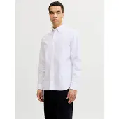 Jack & Jones Eharvey Oxford Long Sleeve Shirt Blanc XL Homme