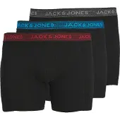 Jack & Jones 12211666 Trunk Plus Size Boxers 3 Units Noir 6XL / Regular Homme