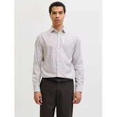 Jack & Jones Chemise business 'JPRBLParker' nude / blanc