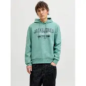 Jack & Jones Sweat-shirt menthe / sapin / blanc