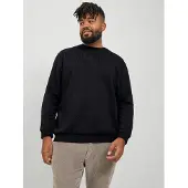 Jack & Jones Bradley Plus Size Sweatshirt Noir 7XL Homme
