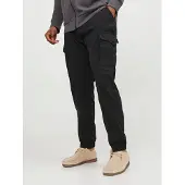 Jack & Jones Plus Pantalon cargo 'Paul' gris foncé