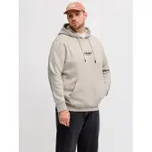 Jack&Jones PLUS Soho Plus Size Hoodie Beige 4XL Homme