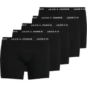 Jack & Jones Huey Plus Size Boxers 5 Units Noir 6XL Homme