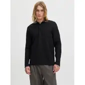 Jack & Jones Austin Long Sleeve Polo Noir XS Homme