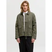Jack & jones Veste mi-saison 'JWHRIVER' gris foncé / jade