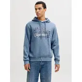 Jack & Jones 12279649 Logo 2 Colors Hoodie Bleu L Homme