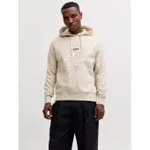 Jack & Jones Sweat-shirt 'JJESOHO' greige / noir