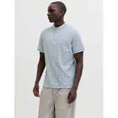 Jack & Jones T-Shirt 'JJEPAULOS' bleu cyan / blanc