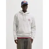 Jack & Jones Sweat-shirt rouge cerise / blanc chiné