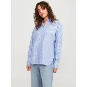 Jack & Jones Chemisier 'JXJamie' bleu / blanc