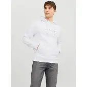 Jack & Jones Sweat-shirt 'JJEStar' noir / blanc