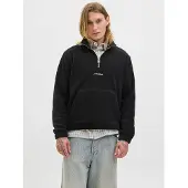 Jack & Jones Soho Half Zip Sweatshirt Noir 2XL Homme