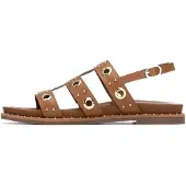Carmela pour femme. 16320801-CAMEL Sandales en cuir 163208 marron (38), Plat, Boucle, Casuel