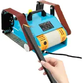 OEM Meuleuse électrique, vitesse variable, conception à double support, bleue
