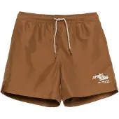 s.Oliver Shorts de bain marron / blanc