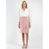 MSN Collection Robe rose / blanc