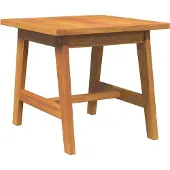 vidaXL Table d'appoint, finition huilée naturelle, 45 x 45 x 40 cm, bois massif d'acacia
