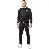 Lonsdale Ashwell Tracksuit Noir S Homme