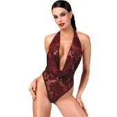 Noir Kink Royal - body transparent - rouge