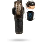 Stroker - masturbateur vibrant et suceur - gris