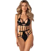 Obsessive - body à bretelles - noir - L/XL