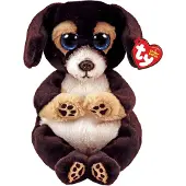 TY 40700 Peluche Beanie Bellies - Chien Ranger, 15 cm