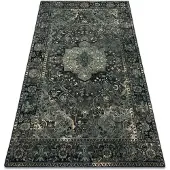 Rugsx Tapis en laine POLONIA Dukato Ornement iron vert 235x350 cm