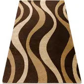 Rugsx Tapis ROYAL G3565 Vagues - marron / beige 300x400 cm
