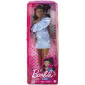 Mattel Barbie Fashionistas Poupée aux cheveux noirs avec prothèse de jambe