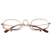 MaxPower (1.5) Lunettes de lecture de maquillage grossissantes, lentille rabattable pliable
