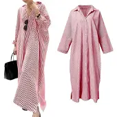 Semoic Chemise décontractée à manches longues et boutons pour femme