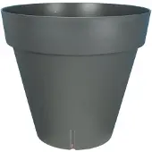 Riss Pot de Plante Circulaire en Plastique Gris - Riss RIV3580795930760