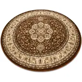 Rugsx Tapis ROYAL ADR cercle modèle 521 marron cercle 150 cm