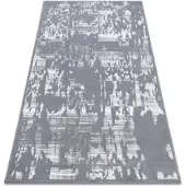 Rugsx Tapis ACRYLIQUE USKUP Béton 9486 gris 80x300 cm