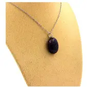 Bijoux Pierres et Minéraux. Collier Saphir. 18.26 ct. Afrique.
