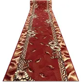 Rugsx TAPIS DE COULOIR BCF TRIO bordeaux 60 cm 60x300 cm