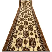 Rugsx TAPIS DE COULOIR BCF ZEGARY beige 120 cm 120x700 cm