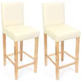 MCW Tabouret de bar Cesena (lot de 2)