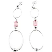 Boucles d'oreilles - - 491870 - Argenté - Plaqué argent - Femme