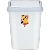 Curver Poubelle Inclinable Dominik 25l Blanc À Points 182981